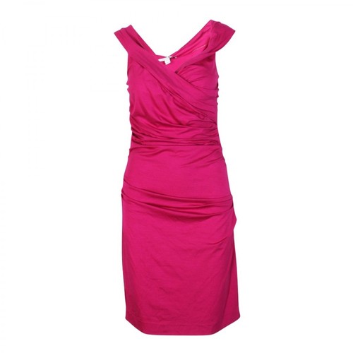 Diane von Furstenberg Pre-owned, Dopasowana sukienka z wyciętymi rękawami Różowy, female, 912.00PLN