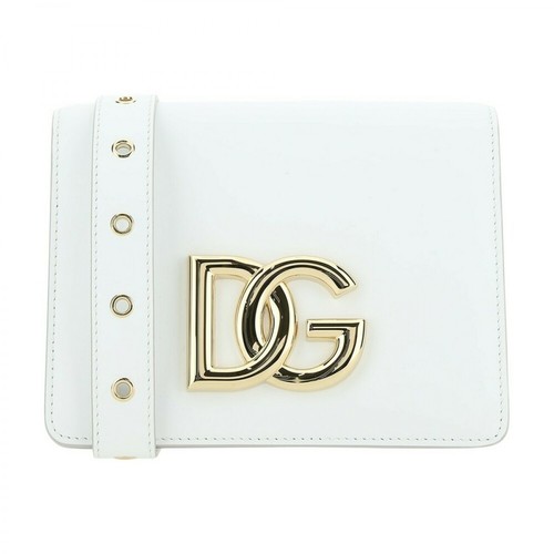Dolce & Gabbana, Crossbody 3.5 Bag Biały, female, 6156.00PLN