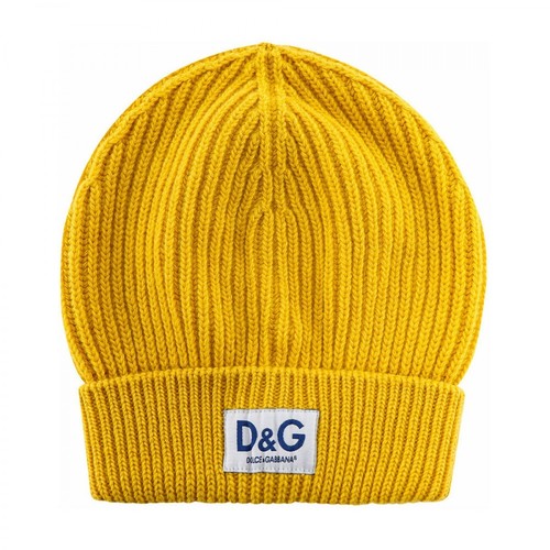 Dolce & Gabbana, Hat Gxe83Tjjbvb6 Żółty, male, 798.00PLN