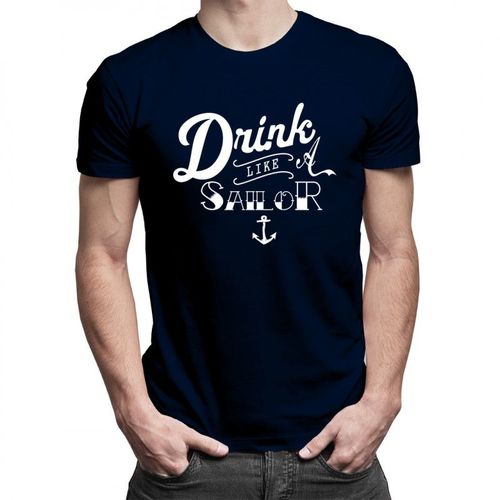 Drink like a sailor - męska koszulka z nadrukiem 69.00PLN
