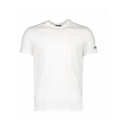 Dsquared2, T-shirt With Mini Logo Biały, male, 434.00PLN