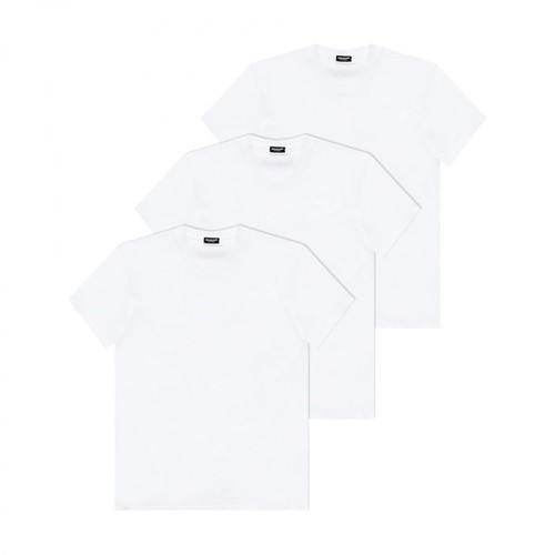 Dsquared2, Underwear 3 Pack T-Shirt Biały, male, 662.14PLN