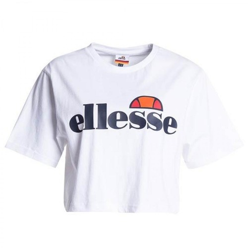 Ellesse, Alberta Cropped T-shirt Biały, female, 206.00PLN