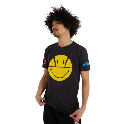 Ellesse, Koszulka męska Smiley T-shirt Pleasuro Tee Sml13079 Czarny, male, 171.35PLN