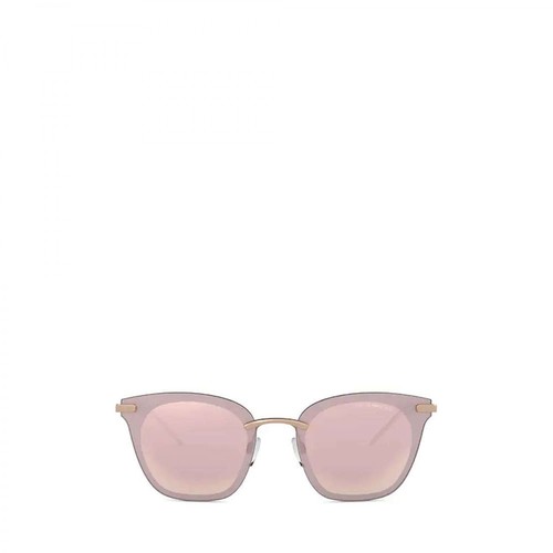 Emporio Armani, Okulary słoneczne Różowy, female, 777.00PLN