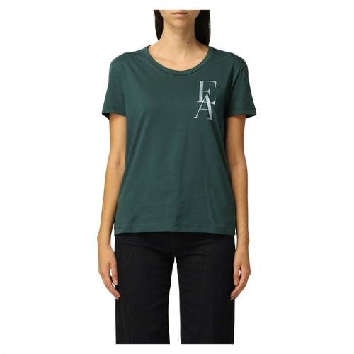 Emporio Armani, T-Shirt Zielony, female, 376.00PLN