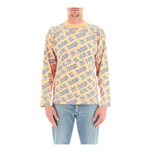 ERL, Long sleeve t-shirt Pomarańczowy, male, 564.00PLN