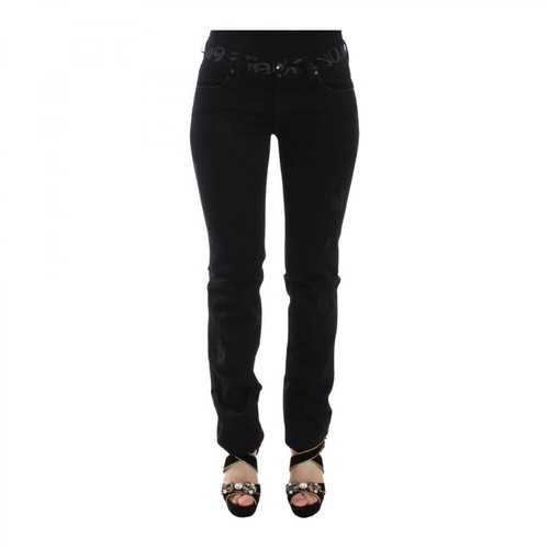 Ermanno Scervino, Slim Jeans Skinny Stretch Czarny, female, 515.39PLN