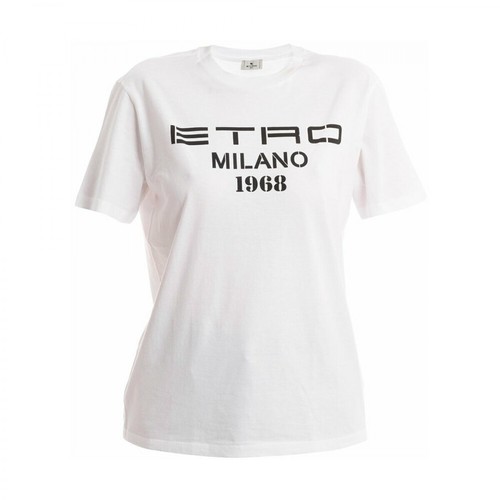 Etro, T-Shirt Biały, female, 873.00PLN