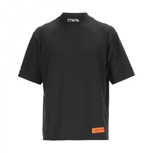Heron Preston, T-shirt Czarny, male, 760.00PLN
