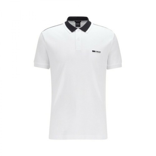Hugo Boss, Polo T-shirt Biały, male, 449.16PLN