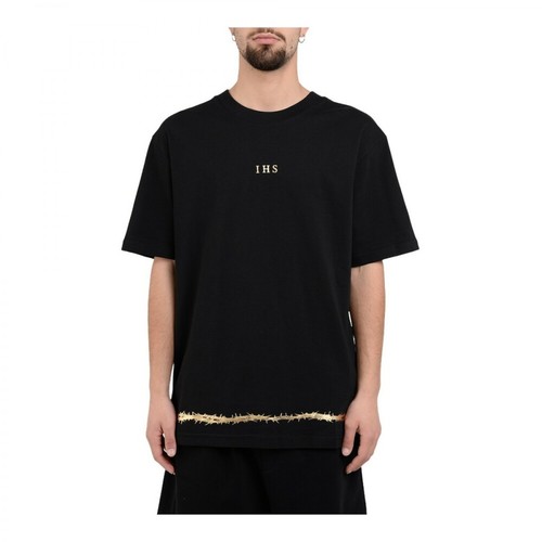 IHS, Tl02E_999 T-shirt maniche corte Czarny, male, 320.00PLN