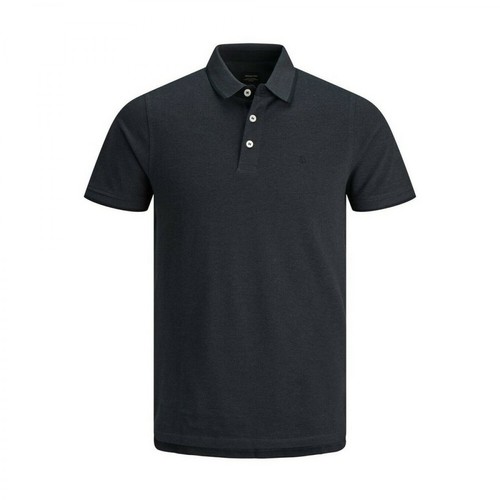 Jack & Jones, Polo T-Shirt Czarny, male, 166.00PLN