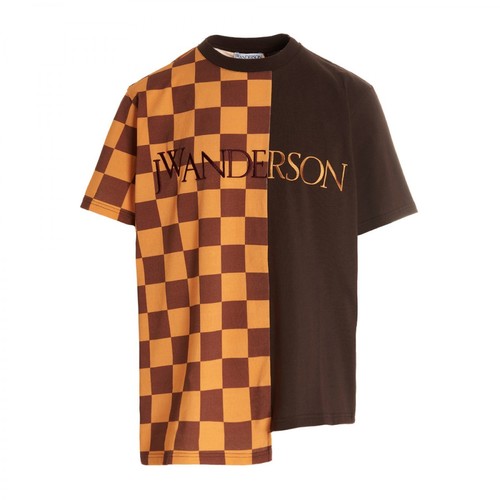 JW Anderson, T-shirt Polo Brązowy, male, 1209.00PLN