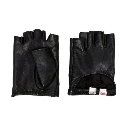 Karl Lagerfeld, Charms leather gloves Czarny, female, 662.00PLN