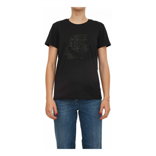 Karl Lagerfeld, T-Shirt Czarny, female, 420.00PLN