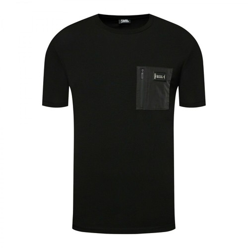 Karl Lagerfeld, T-Shirt Niebieski, male, 487.00PLN