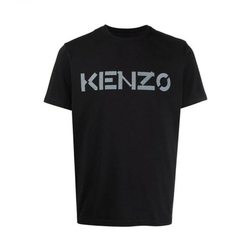 Kenzo, Logo T-shirt Czarny, male, 491.00PLN