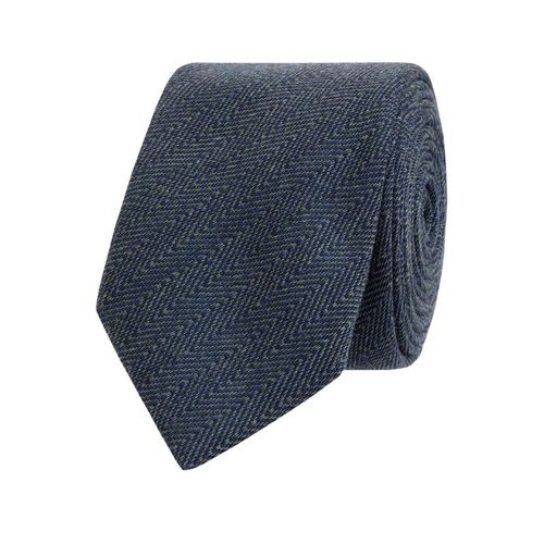 Krawat z mieszanki bawełny i jedwabiu (6,5 cm) 69.99PLN