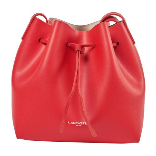 Lancaster, Small Bucket Bag Czerwony, female, 798.00PLN