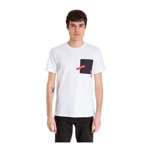 Les Hommes, T-shirt Uit202 700P Biały, male, 219.00PLN