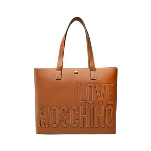 Love Moschino, Shopping bag Brązowy, female, 908.10PLN
