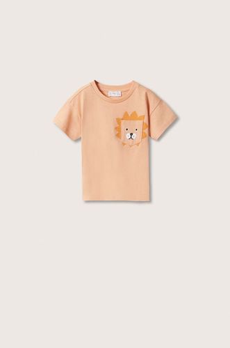 Mango Kids t-shirt bawełniany dziecięcy Bolsillo 29.99PLN