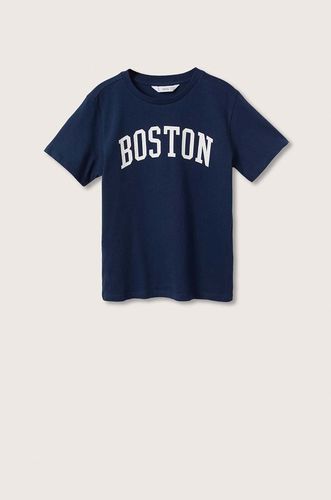 Mango Kids t-shirt bawełniany dziecięcy Boston 19.99PLN