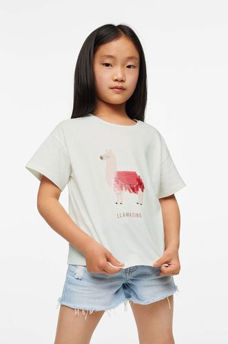 Mango Kids t-shirt bawełniany dziecięcy Parrot 59.99PLN
