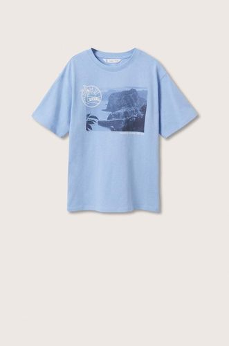 Mango Kids t-shirt bawełniany dziecięcy Water 35.99PLN