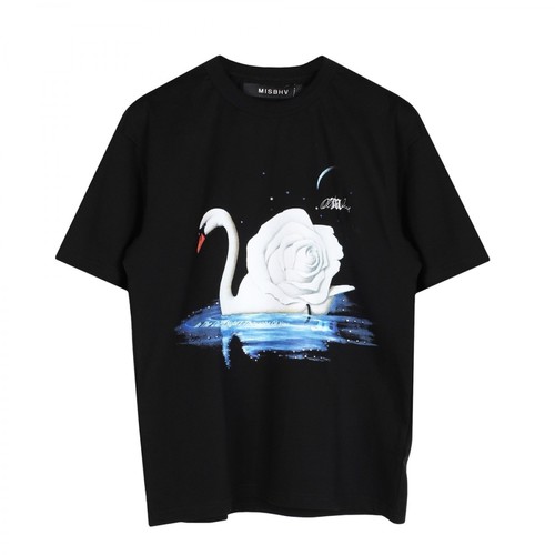 Misbhv, Night Swan T-Shirt Czarny, male, 543.00PLN