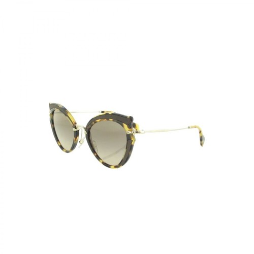 Miu Miu, Sunglasses SMU 05S Noir Evolution Brązowy, unisex, 1400.00PLN