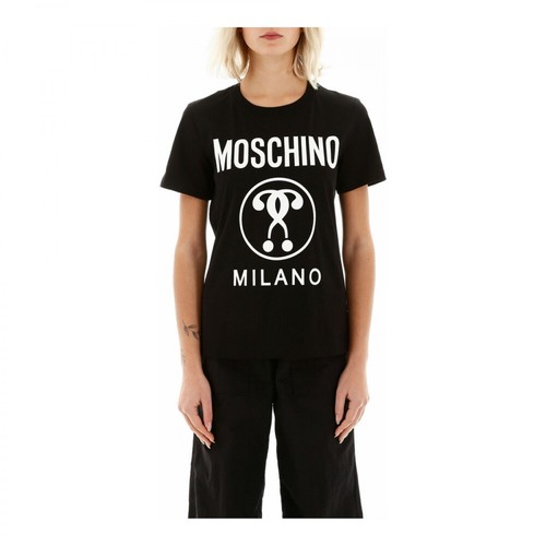 Moschino, slim fit t-shirt Czarny, female, 602.00PLN