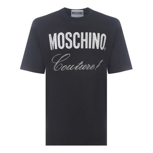 Moschino, T-shirt Czarny, male, 599.00PLN