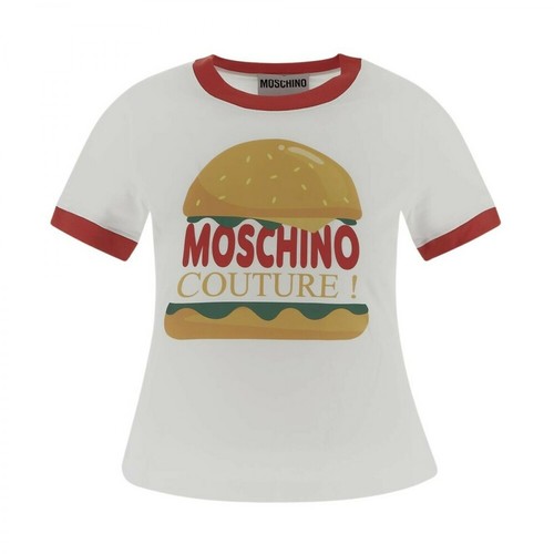 Moschino, T-shirt Woman Clothing Biały, female, 821.00PLN