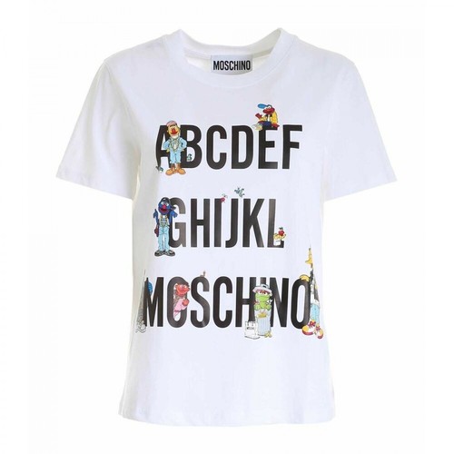 Moschino, to learn t-shirt Biały, female, 748.00PLN