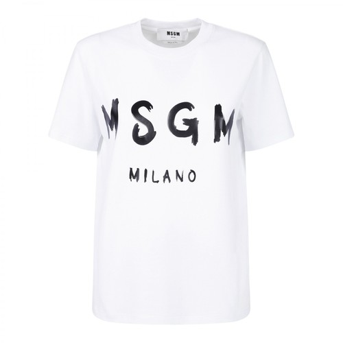 Msgm, T-shirt Biały, female, 315.00PLN