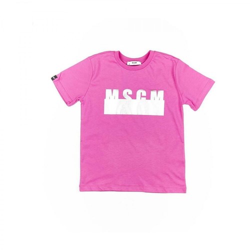 Msgm, T-shirt Różowy, female, 440.00PLN