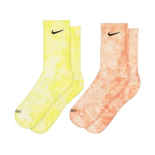 Nike, Calze tie dye Żółty, female, 90.78PLN