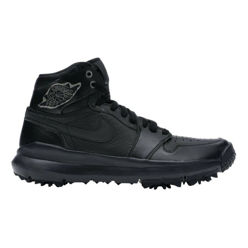 Nike, Jordan 1 Retro Golf Triple Black Czarny, male, 4823.00PLN