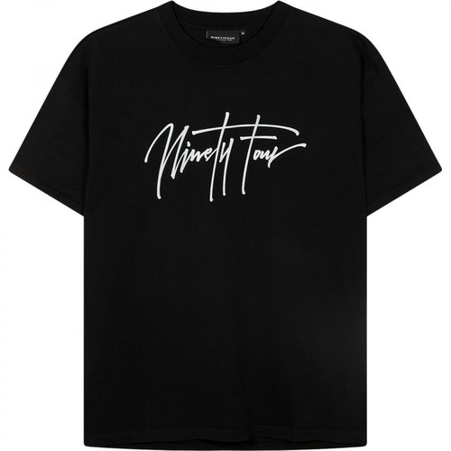 Ninetyfour, signature t-shirt Czarny, male, 216.00PLN