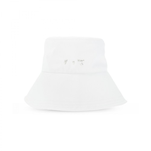 Off White, Bucket hat with logo Szary, female, 789.00PLN