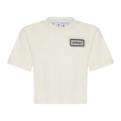 Off White, T-shirts and Polos Beige Beżowy, female, 876.00PLN