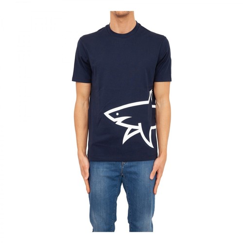 Paul & Shark, T-Shirt Niebieski, male, 525.00PLN