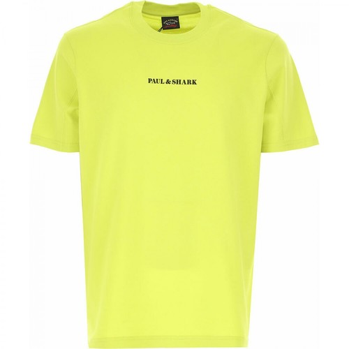 Paul & Shark, T-shirt Żółty, male, 325.00PLN