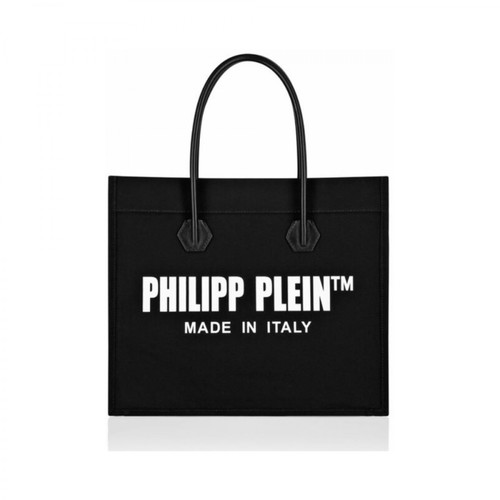 Philipp Plein, Canvas Handle BAG Philipp Plein TM Czarny, female, 3473.00PLN
