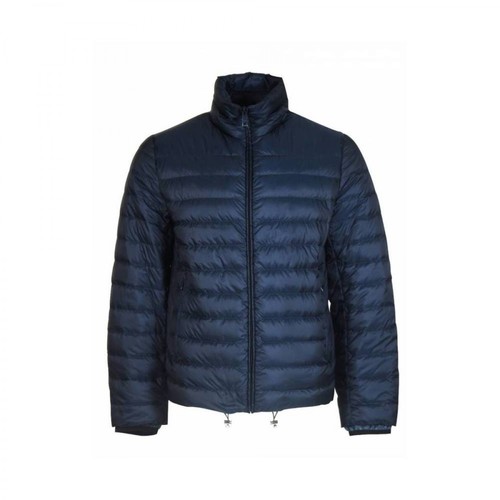 Prada, Down jacket with pockets Niebieski, male, 2828.00PLN