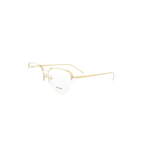 Prada, VPR 60U Glasses Żółty, female, 1254.00PLN