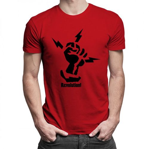 Revolution - męska koszulka z nadrukiem 69.00PLN