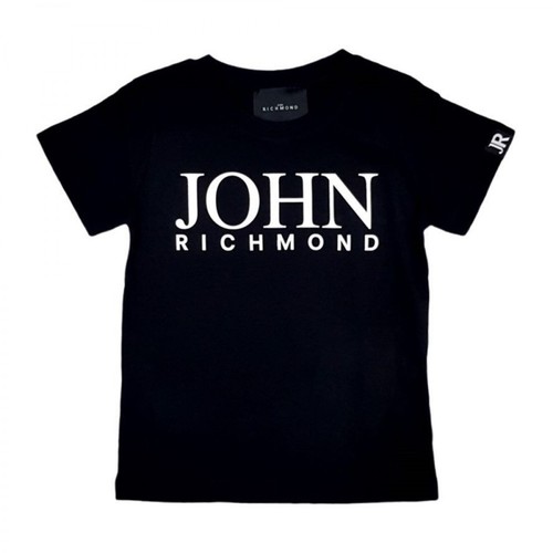Richmond, Rbp21020Ts Short sleeve t-shirt Czarny, male, 410.00PLN